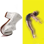 abordables Chaussures de danses latines-chaussures de danse latine blanches élégantes pour femmes avec talon moyen confortable et semelle flexible - parfaites pour les compétitions de salon et la danse sociale