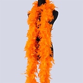 זול אביזרי פוטבוט&#039;-boland deluxe feather boa 70 אינץ&#039; אביזרי לבוש לצעיף נוצות הודו