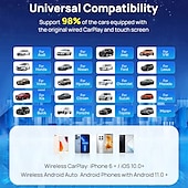 お買い得  カープレイアダプター-Carlinkit いいえ画面ません（APPで出力） アンドロイド ワイヤレスCarplay GPS プラグアンドプレイ クアッドコア のために ゼネラルモーターズ ゼネラルモーターズ