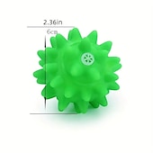 cheap Dog Toys-Bring Fun and Cheer to Your Pet with this Colorful Rubber Ball Toy!