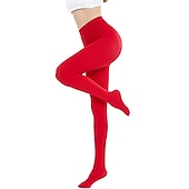 cheap Accessories and More-Retro Vintage 1980s Tights Solid Color Women&#039;s Performance Club Pride Parade Adults&#039; Pants All Seasons