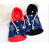 voordelige Jassen-Honden Katten Jassen Jack Gilet Modieus leuke Style Winter Warm Zacht Wasbaar Comfortabel Buiten Sport Hondenkleding for Bichon Frise Poedel pomeranian kleine huisdieren Vlinder