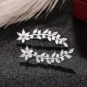 economico Orecchini-Per donna Orecchini a bottone Orecchini a goccia Orecchini a cerchio geometrico Forma di fiore Elegante Vintage stile sveglio Moda Semplice Orecchini Gioielli Argento / Oro rosa / Oro Per Matrimonio
