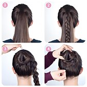 cheap Hair Styling Accessories-U Shaped Hair Pins, 200PCS 2.4inch Bun Hair Pins for Women Kids Girls Hairdressing Salon with Storage Box, for All Hair Types - Brown