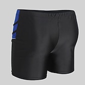 voordelige Heren Zwemshorts-Voor heren Zwemkleding Zwemshorts Boxer Zwemshorts Sport Uitgaan Weekend Ademend Sneldrogend Hardlopen Vrijetijdsschoenen Lapwerk Kleurenblok Knielengte Gymnastiek Sportkleding Geel Rood