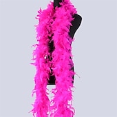 זול אביזרי פוטבוט&#039;-boland deluxe feather boa 70 אינץ&#039; אביזרי לבוש לצעיף נוצות הודו