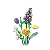 ieftine Jucării de Construit-cadouri de ziua femeii mini blocuri buchet de flori seturi de constructii flori artificiale diy decor unic pentru casa 646 piese pentru ziua mamei cadouri pentru mama