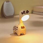 economico Lucine notturne per bambini e neonati-stile popolare per bambini luce notturna per animali giraffa carina lampada da lettura ricaricabile con testa mobile piccolo regalo per bambini luce notturna giraffa testata del letto per dormitorio
