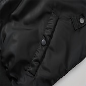 abordables veste de sport-Homme Manteau d&#039;hiver Bomber Veste Blouson Veste décontractée Extérieur Usage quotidien Chaud Poche Automne Hiver Plein Mode Vêtement de rue Revers Normal Noir Bleu Roi Vert Véronèse Veste