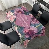 baratos Presentes Personalizados-Toalha de Mesa Personalizada Cobertura Retangular de Mesa Para Decoração Interna Externa Tamanho Total Anti Sujeira e À Prova de Óleo