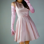 baratos Acessórios e mais-Luvas de ópera Luvas compridas Luvas noturnas Luvas Longas Retro Vintage Loucos anos 20 Anos 20 Poliéster Para Menina melindrosa Cosplay Carnaval Mulheres Jóias de fantasia Jóias da moda