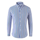cheap Men&#039;s Button Down Shirts-Men&#039;s Shirt Dress Shirt Button Down Shirt Black White Red Long Sleeve Stripes Lapel Spring &amp;  Fall Office &amp; Career Wedding Party Clothing Apparel
