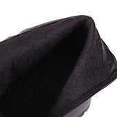 cheap Ankle Boots-Women&#039;s Boots Plus Size Heel Boots Work Daily Booties Ankle Boots Winter Buckle Chunky Heel Casual Minimalism Faux Leather Black Blue