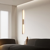 cheap Indoor Wall Lights-Black LED Wall Light Modern Metal Linear Wall Mounted Lamp Indoor Led Wall Sconce Lighting Long Strip Design Indoor Wall Lamp for Living Room Bedroom Porch Hallway Bathroom Bedside