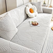 abordables Funda de sofá-Funda de sofá de jacquard elástica, fundas elásticas, funda de sofá suave y duradera, 1 pieza de tela de spandex, protector de muebles lavable, apto para sillón, asiento/sofá/sofá/sofá XL/sofá en