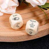 abordables La Saint-Valentin pour les amoureux-nourriture dés date nuit jeux dîner décision dés date nuit dés pour les couples mariés anniversaire date nuit idées cadeaux décision jour saint valentin dateng