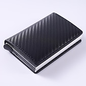 cheap Storage &amp; Organization-8-cards Men&#039;s Wallet Card Holder, Minimalist, RFID Anti-theft Scan Pop-up Aluminum Alloy Card Box