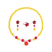 preiswerte Tragbare Accessoires-Festival Performance Requisiten Prinzessin Kleid Zubehör Set Meerjungfrau farbiger Schmuck Mädchen Kleid Zubehör Kinder