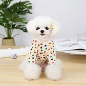 halpa Takit-Koirat Kissat Takit Takki Muoti söpö tyyli Talvi Lämmin Pehmeä Pestävä Mukava ulko- Urheilu Koiran vaatteet for Bichon Frise Villakoira Pomeranian Pienelle lemmikille papillon