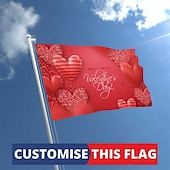 baratos Presentes Personalizados-Bandeira Personalizada com Seu Próprio Design Melhor Presente de Formatura Decoração de Parede do Quarto Bandeiras e Bandeiras de Jardim Presente para Fora e Dentro Presente Personalizado para o Dia