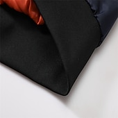abordables veste de sport-Homme Manteau d&#039;hiver Bomber Veste Blouson Veste décontractée Extérieur Usage quotidien Chaud Poche Automne Hiver Plein Mode Vêtement de rue Revers Normal Noir Bleu Roi Vert Véronèse Veste