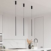 economico Luci Isola cucina-mini illuminazione a sospensione 1/2 luce lampada a sospensione a led per isola cucina, bar, pendenti foyer cluster filo regolabile, lampadina inclusa