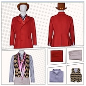 abordables Disfraces para hombres-Charlie y la fábrica de chocolate Wonka Willy Wonka Traje de cosplay Accesorios Cosplay Cosplay de película for Hombre Adulto Mascarada