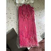 levne Příslušenství a další-Večerní rukavice Rukavice Retro 80. léta Polyester Pro Disko Kostýmová hra Karneval Pánské Dámské Kostýmní šperky Módní šperky