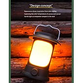 cheap Camping Lights-Solar LED Camping Lantern, LED Retro Rechargeable Hangable Outdoor Tent Light for Outdoor Camping