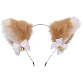 preiswerte Haarstyling-Zubehör-Katzenohren (gedämpftes Brot in Form von Katzenohren), Glöckchen-Haarband, Haar-Accessoires, japanisches Katzen-Kopfband, Halloween-Party, sexy Haarband