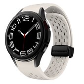 cheap Samsung Watch Bands-Watch Band for Samsung Galaxy Watch 7/6/5/4 40/44mm, Galaxy Watch 5 Pro 45mm, Galaxy Watch 4/6 Classic 42/46/43/47mm, Watch 3, Active 2, Gear S2 Silicone Replacement  Strap Waterproof Adjustable