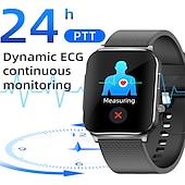 economico Smartwatch-Orologio Smart EP03 per Uomini 24h PTT ECG Frequenza Cardiaca Pressione Sanguigna Temperatura Bracciale Monitoraggio Non Invasivo della Glicemia Smartwatch