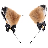 preiswerte Haarstyling-Zubehör-Katzenohren (gedämpftes Brot in Form von Katzenohren), Glöckchen-Haarband, Haar-Accessoires, japanisches Katzen-Kopfband, Halloween-Party, sexy Haarband