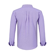 abordables chemises sans repassage pour hommes-Homme Chemise Chemise habillée Uni Bureau &amp; Carrière Fête de mariage Noir Blanche Rose dragée bleu marine manche longue Revers Printemps &amp; Automne Vêtement Tenue