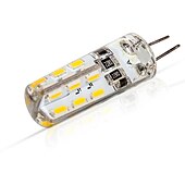 economico Luci LED bi-pin-20 pz 10 pz g4 ha condotto la lampadina 2 w 24 led dc12v 3014smd risparmio mini lampada in silicone 360 angolo del fascio sostituire la luce alogena faretto lampadario
