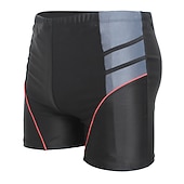 voordelige Heren Zwemshorts-Voor heren Zwemkleding Zwemshorts Boxer Zwemshorts Sport Uitgaan Weekend Ademend Sneldrogend Hardlopen Vrijetijdsschoenen Lapwerk Kleurenblok Knielengte Gymnastiek Sportkleding Geel Rood