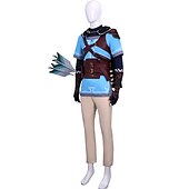 abordables Costumes de manga-La légende de Zelda : les larmes du royaume Lien Manga Costume de cosplay Tenues Costumes de Cosplay Mascarade Plus d&#039;accessoires Costume Pour Homme Femmes Adulte
