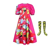 halpa Naisten puvut-nukke Mekot Asut Kuuma pinkki Elokuva-cosplay for Naisten Tyttöjen Lasten Aikuisten Karnevaali Tyttöjen polttarit