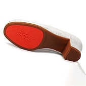 abordables Chaussures de danses latines-chaussures de danse latine blanches élégantes pour femmes avec talon moyen confortable et semelle flexible - parfaites pour les compétitions de salon et la danse sociale