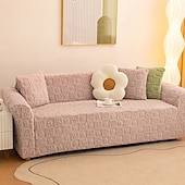 cheap Sofa Cover-Elastic Jacquard Fabric Sofa Cover Stretch Couch Cover Sectional L Shape Sofa Slipcover Corner Case for Living Room 1/2/3/4 Seat