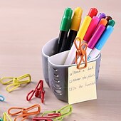 tanie Przechowywanie i organizacja-20 sztuk/paczka klipsy do chipsów 2 cale w różnych kolorach klipsy użytkowe powlekane PCV klipsy do toreb klipsy do opakowań żywności klipsy do żywności klipsy do torebek na żywność klips do torebek