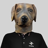 Carnival Funny Animal Series Five Head Masks Makeup Ball Cute Latex Headwear Halloween Party Performance Props 37