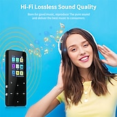 cheap MP3 player-16GB 1.8 inch Met Bluetooth 5.0 MP3 Speler Full Touch Screen  MP4 Player Muziekspeler Met Ingebouwde speaker Fm Radio Recorder Video