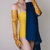 preiswerte Zubehör-Opernhandschuhe Lange Handschuhe Abendhandschuhe Lange Handschuhe Sexy Punk &amp; Gothic PU (Polyurethan) Für Scheibe Cosplay Karneval Damen Modeschmuck Modeschmuck