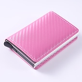 cheap Storage &amp; Organization-8-cards Men&#039;s Wallet Card Holder, Minimalist, RFID Anti-theft Scan Pop-up Aluminum Alloy Card Box