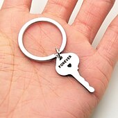 cheap Valentine&#039;s Day for Lover-You Hold The Key to Couple Stainless Steel Keychain Valentine&#039;s Day