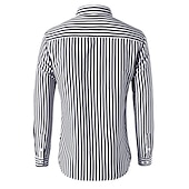 cheap Men&#039;s Button Down Shirts-Men&#039;s Shirt Dress Shirt Button Down Shirt Black White Red Long Sleeve Stripes Lapel Spring &amp;  Fall Office &amp; Career Wedding Party Clothing Apparel