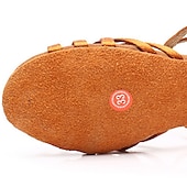 voordelige Dansschoenen voor kinderen-Meisjes satijnen latin dansschoenen met bandjes, flexibele zool en lage hak – ideaal voor ballroom- of salsa-optredens