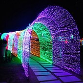 cheap Plug String Lights-50M/100M Outdoor Waterproof Light String 8 Modes Iron Shell Waterproof Garden String Lights for Christmas Festivals &amp; Parties