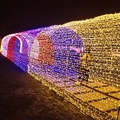 cheap Plug String Lights-50M/100M Outdoor Waterproof Light String 8 Modes Iron Shell Waterproof Garden String Lights for Christmas Festivals &amp; Parties